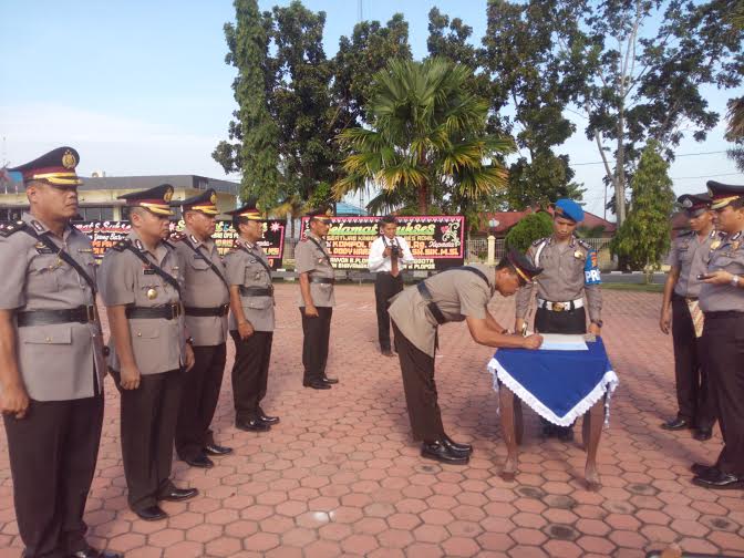 Tiga Perwira Polres Rohil Gelar Sartijab