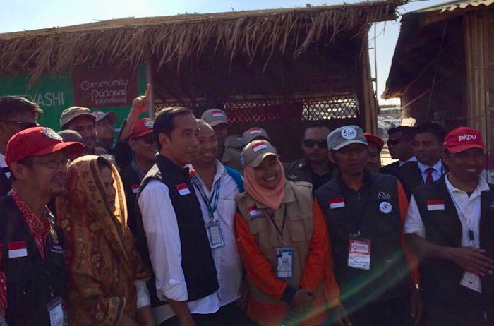 Presiden Jokowi Kunjungi Klinik IHA untuk Pengungsi Rohingya di Bangladesh