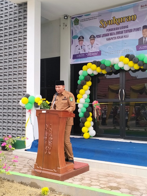 Wakil Bupati Rohul H Indra Gunawan  Resmikan Gedung  PLHUT dan Miniatur Kabah