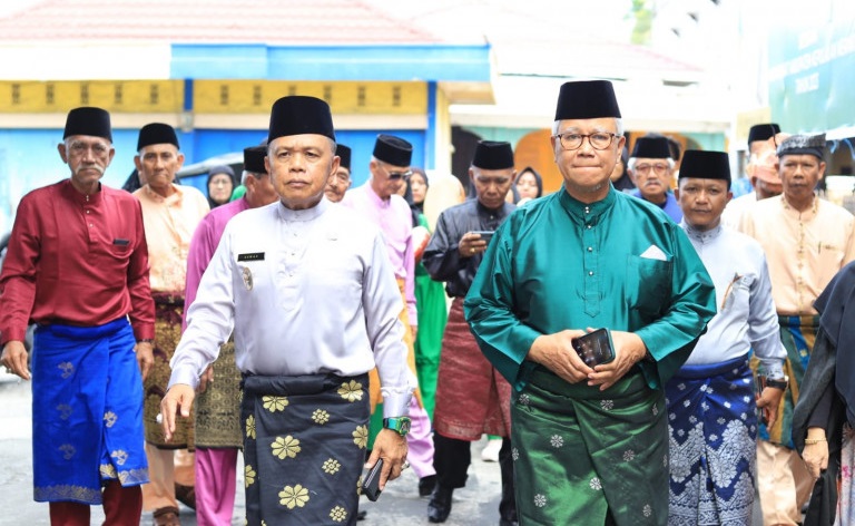 Anggota DPR RI Asal Riau, Syamsurizal Halal bi Halal Bersama Warga Kepulauan Meranti