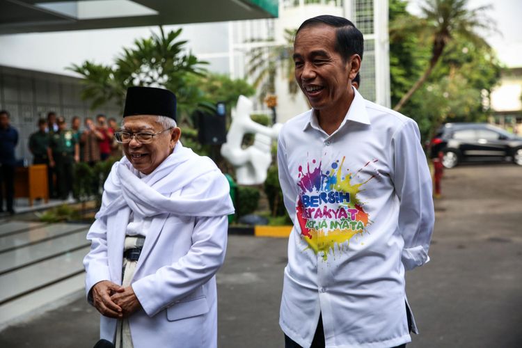 Jokowi-Ma'ruf Amin Tak di Jakarta saat Sidang Putusan MK, Kemana?