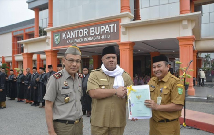 Pemkab Inhu Terima 28 Sertifkat dari BPN