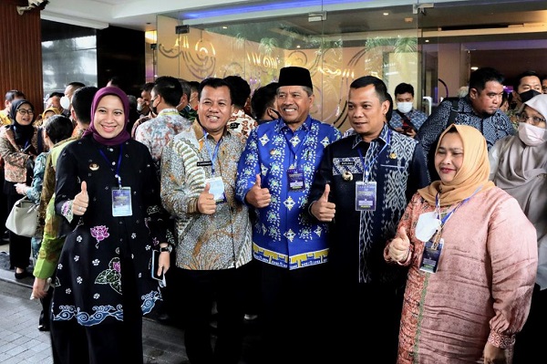 Bupati Inhu Rezita  Hadiri Rakornas Percepatan dan Perluasan Digitalisasi Daerah