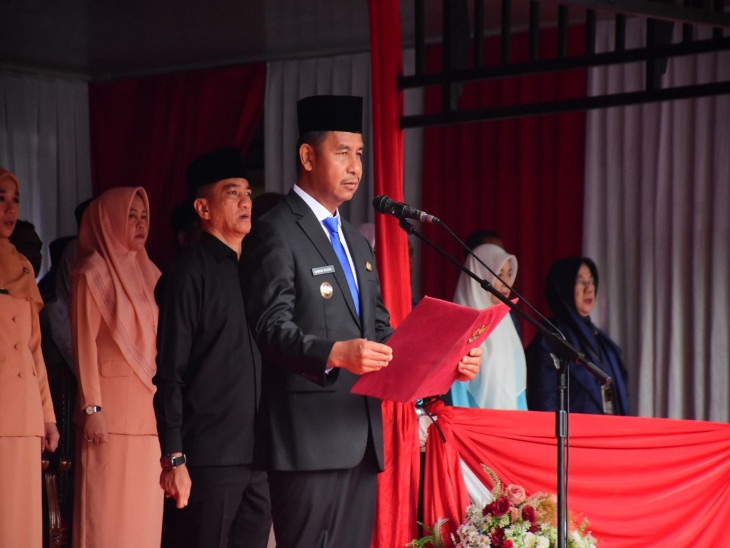 Bupati Kampar Jadi Irup Peringatan Hardiknas 2025