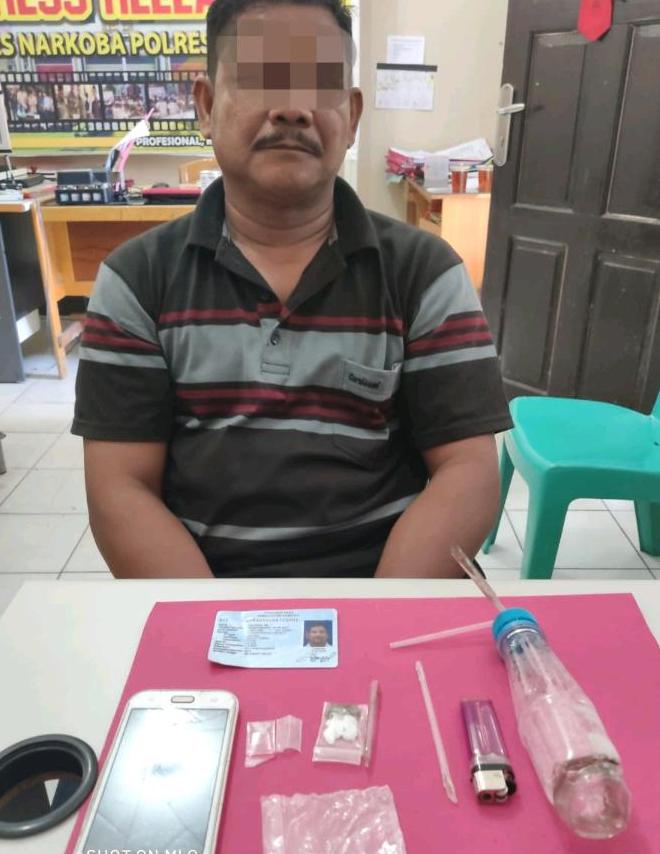 Resnarkoba Polres Kampar Tangkap Seorang Pengedar Sabu dan Ganja