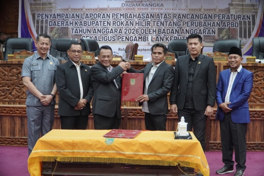 APBD Perubahan Rokan Hilir Ketuk Palu, Disahkan Rp2,38 Miliar