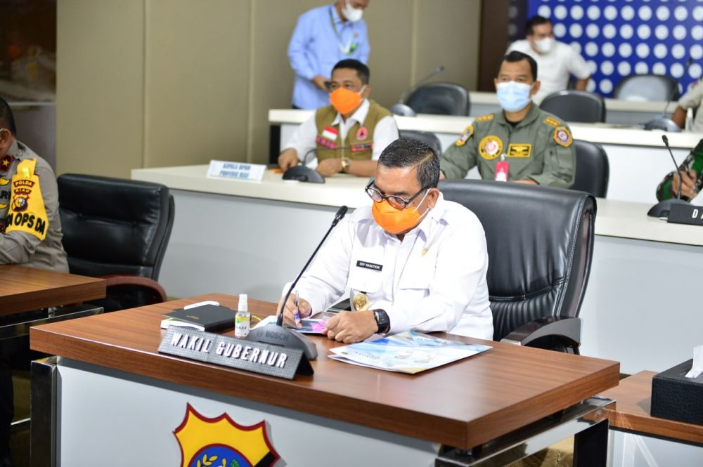 Wagubri Hadiri Rakor Tingkat Menteri Bahas Kebijakan Menghadapi Idul Fitri 1442 H