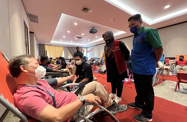 Sebanyak 777 Kantong Darah Terkumpul oleh KDD Riau Kompleks 