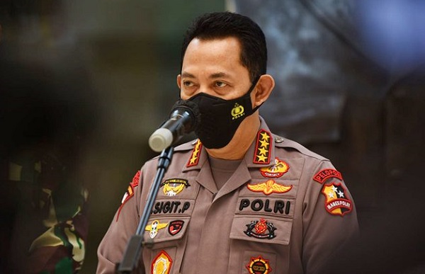 Kapolri Instruksikan Bentuk Posko PPKM di Pasar Antisipasi Pelanggaran Protokol Kesehatan