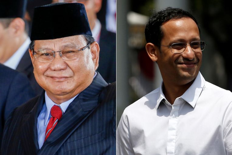 Saat Menteri Lain Sudah Pakai Mobil Dinas, Prabowo-Nadiem Masih Naik Mobil Pribadi