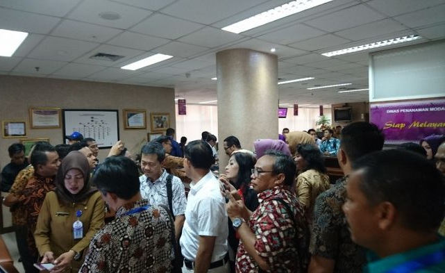 Raih Predikat A, DPMPTSP Riau Dikunjungi Peserta Rakornas PTSP se-Indonesia