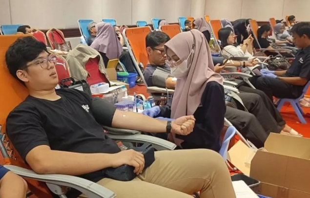 KDD RAPP Lampaui target donor darah Massal di Hotel Unigraha