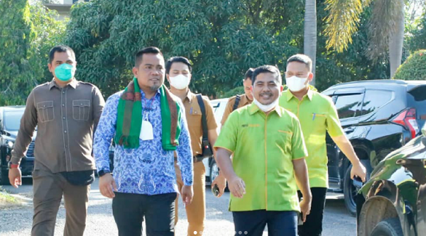 Nasaruddin  Dilantik Jadi Ketua PBVSI Pelalawan