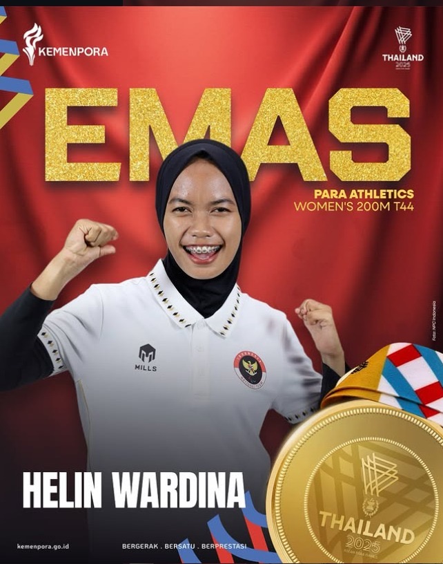Mahasiswi ISNJ Bengkalis Raih Emas di 13th ASEAN Para Games 2025 Thailand