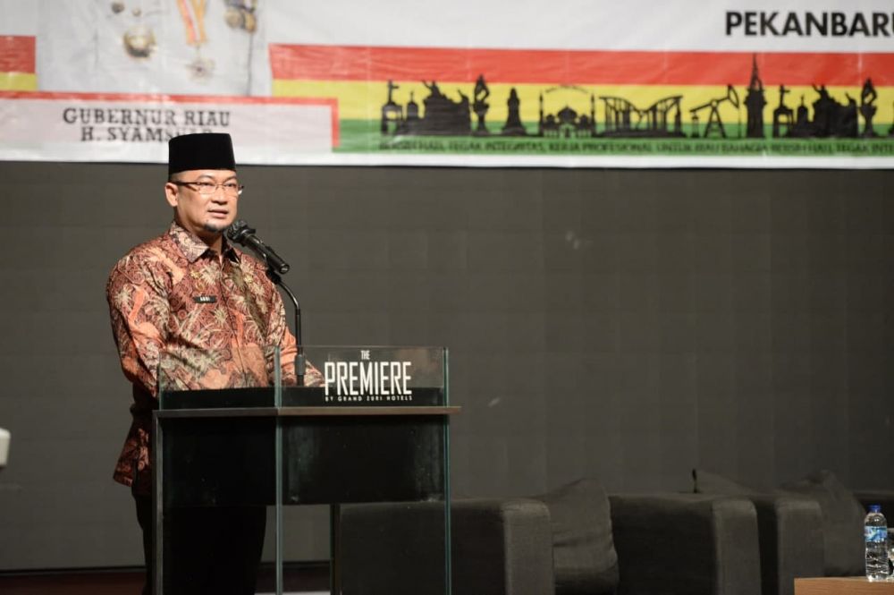 Asisten III Setdaprov Riau Buka Rakorwasda Riau Tahun 2020