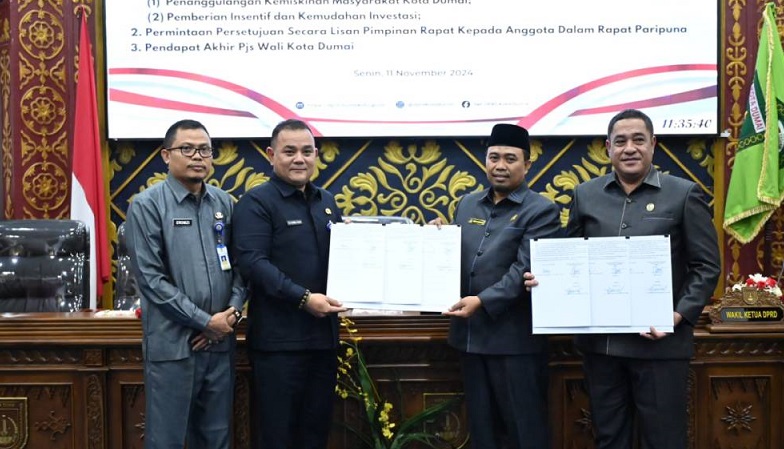 DPRD Dumai Setujui  Ranperda Penanggulangan Kemiskinan dan Insentif Kemudahan Investasi