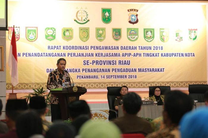Pemprov Riau Gelar Rakor Pengawasan Daerah 2018
