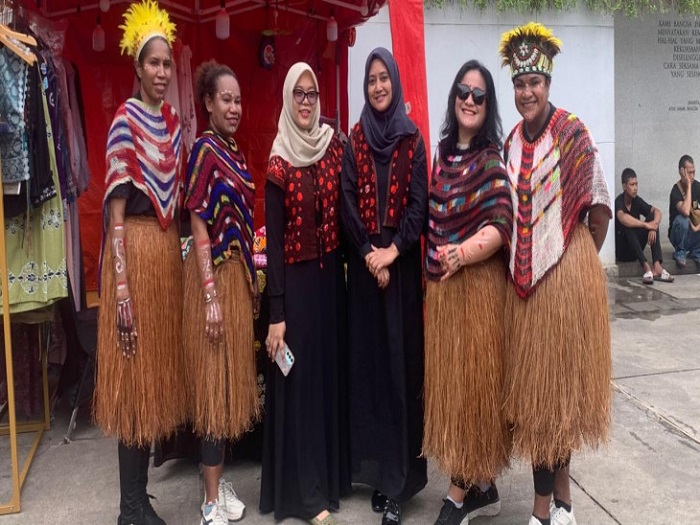 Rumah Batik Serunai Kampar Tampil Memukau di Gema Pemuda