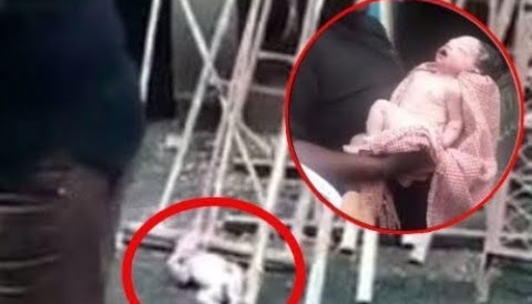 PRIHATIN...Ini Foto Bayi Perempuan yang Selamat Setelah Dibuang dari Lantai 3 Mal Matahari oleh  Ibunya...