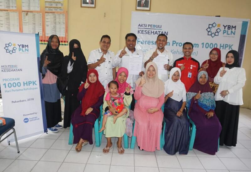 Camat Payung Sekaki Resmikan Program 1000 HPK yang Ditaja YBM PLN P3B Sumatera