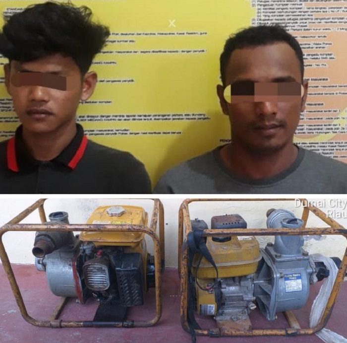 Gara-gara Curi Mesin Robin di Gudang KID, Dua Remaja di Dumai Ini Diciduk Polisi