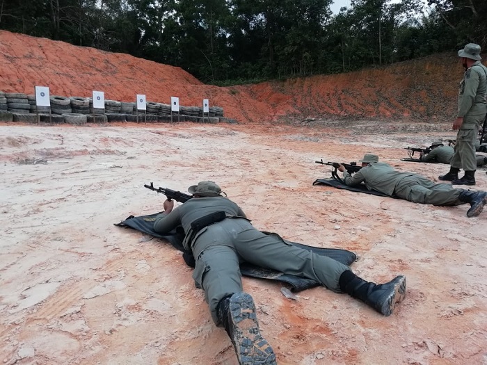 Lapangan Tembak Sepanjang 200 M, Perdana Digunakan Batalyon B Brimob Polda Riau.