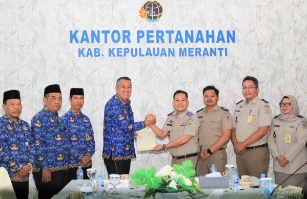 Pemkab Kepulauan Meranti Gelar Kunjungan Kerja ke Kantah ATR-BPN