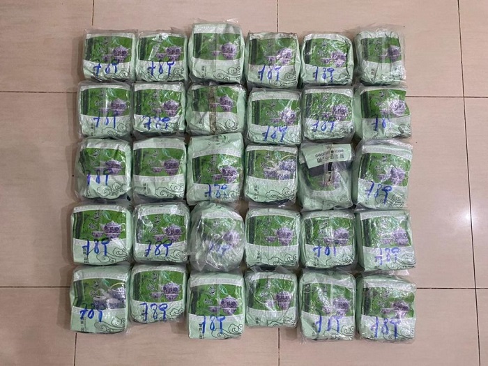 Polda Riau Dibackup Lanal Dumai Gagalkan Penyelundupan 30 Kg Sabu