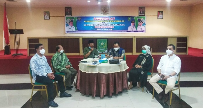 Pemkab Inhu Bertemu Wakil Ketua BPKN RI dan KADIN Riau