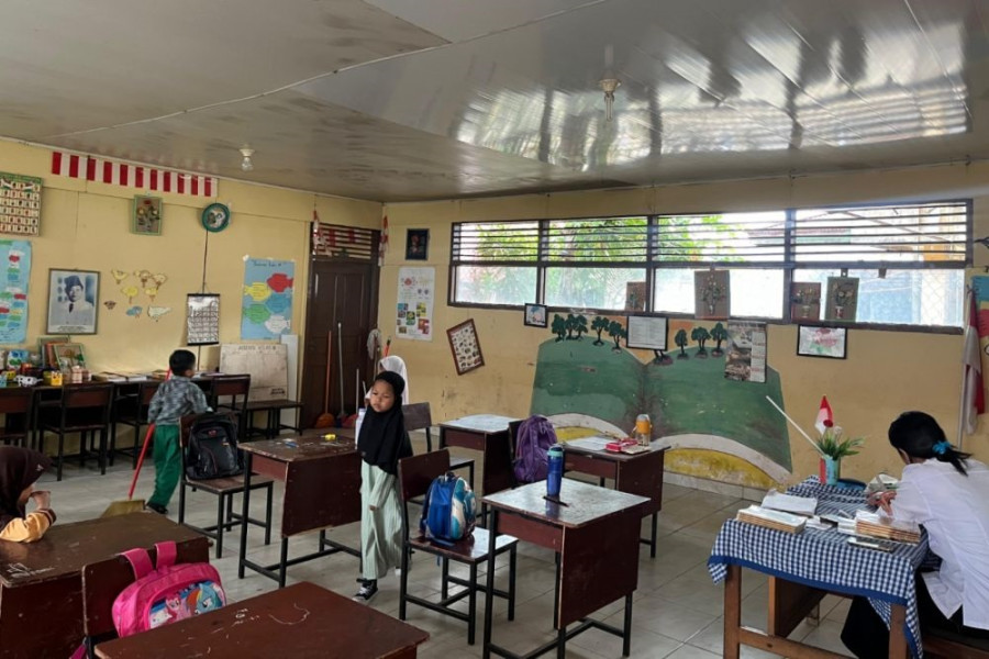 Meski Tahun Depan tak Terima Siswa, Aktivitas Belajar di SDN 57 Pekanbaru tetap Normal