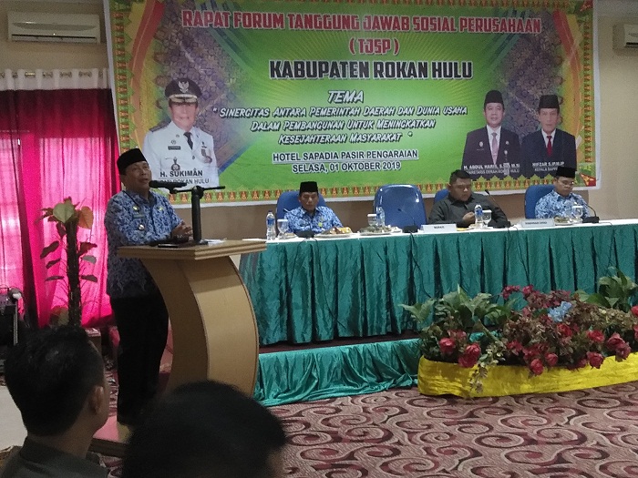 Bappeda Rohul Diminta Atur Pelaksanaan CSR bagi Perusahaan