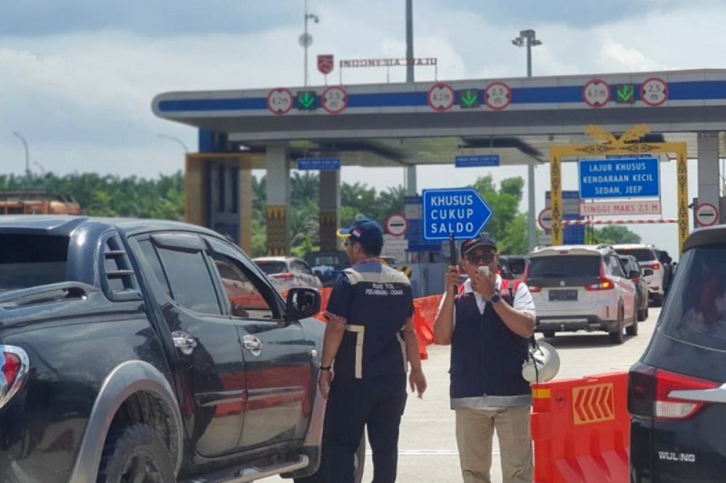 Lonjakan Pengguna Jalan Tol Pekanbaru-Dumai Capai 37.101 Kendaraan