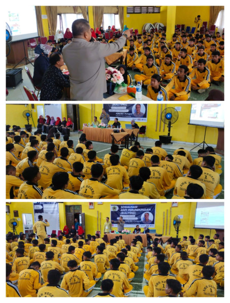 Cegah Kasus Perundungan, Polres Kuansing Gelar Sosialisasi Anti Perundungan di SMK N 1 Teluk Kuantan