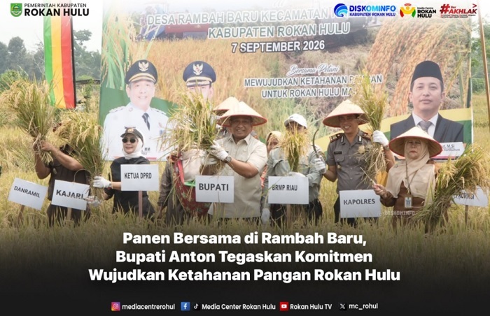Produktivitas Penanaman Padi Rambah Samo Naik Menjadi 8,9 Ton Gabah Kering Per Hektare