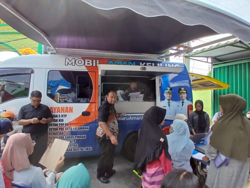 Disdukcapil Pekanbaru Gelar Layanan Keliling