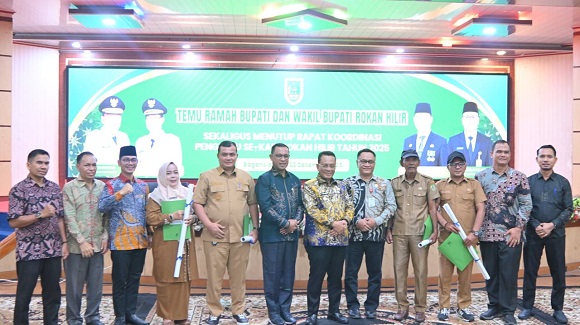 Bupati H. Bistamam Tutup Rakor Penghulu 2025, Tekankan Sinergi Bangun Rokan Hilir yang Bermarwah