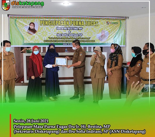 Kadis Ketapang Lepas ASN Purna Bakti