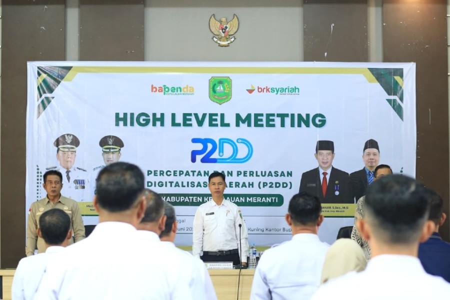 Sekda Sudandri Buka High Level Meeting TP2DD Kepulauan Meranti