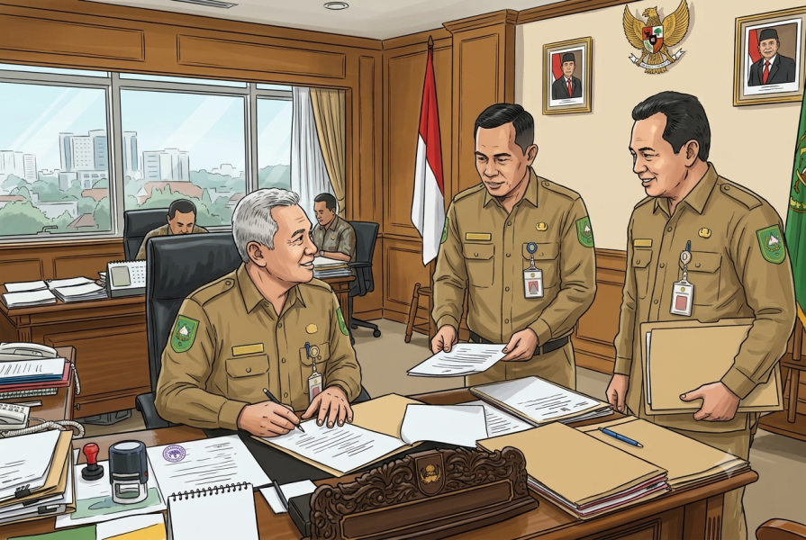 SF Hariyanto Tunjuk Sri Sadono Jadi Plt Kadishub Riau
