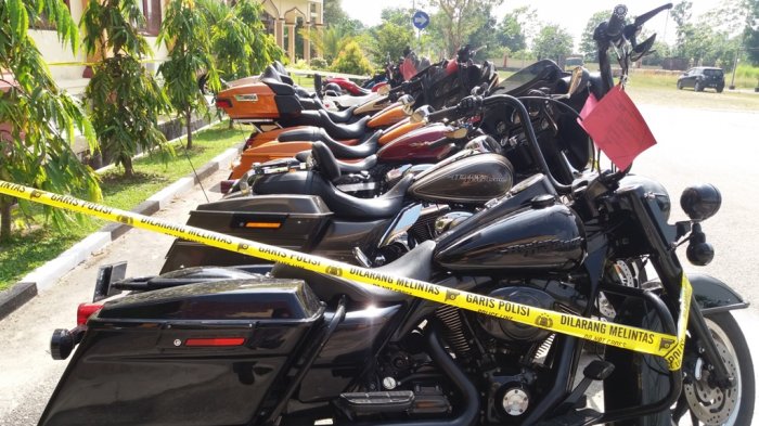 Begini Modus Jual Beli Harley Ilegal Asal Singapura. Plat Jakarta, Dikirim Via Batam untuk Touring