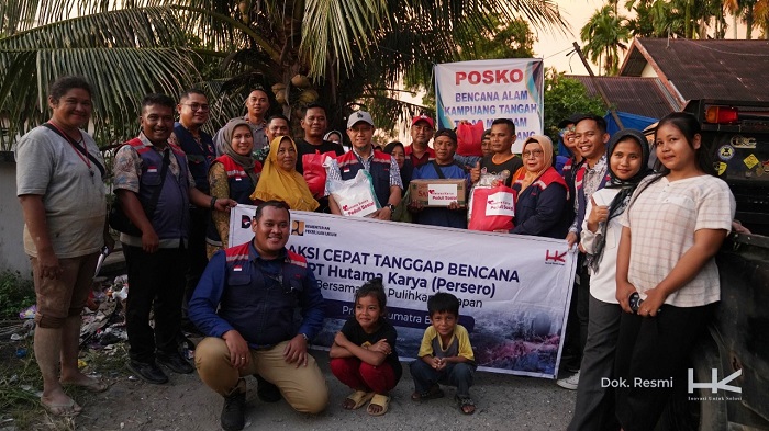 Hutama Karya Salurkan Bantuan Tanggap Bencana untuk Tiga Wilayah di Sumbar