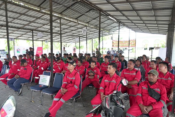 Masjid Raya Annur dan Baznas Riau Resmi Buka Layanan Servis dan Ganti Oli Gratis untuk 400 Ojol