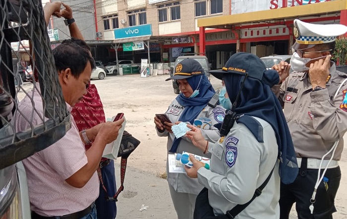 PT Jasa Raharja Riau Pastikan Perlindungan Asuransi Angkutan Umum Pada Ops Patuh LK 2025