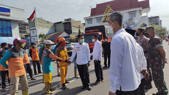 Curah Hujan Tinggi, Pemkab Rohil Gelar Apel Siaga Banjir
