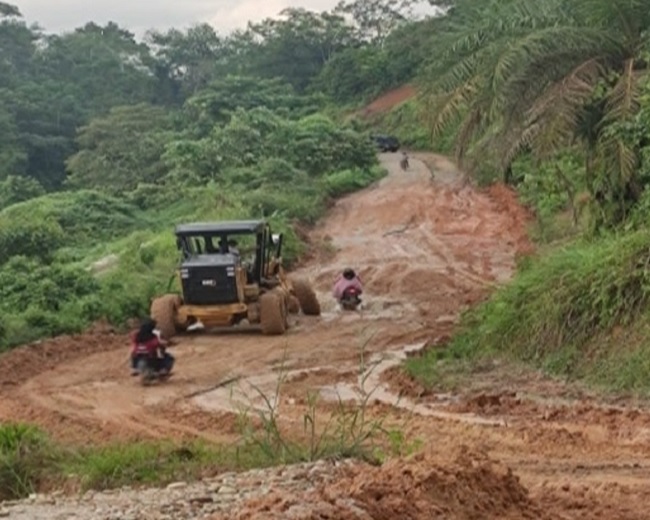 Tanah Longsor di Seberang Betung Pulau Aro Sudah Berhasil Dibersihkan