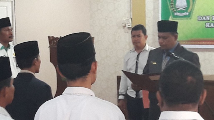 Lantik KUA Kuala Kampar, HM Rais: Tugas KUA Tak Sekedar Menikahkan Orang
