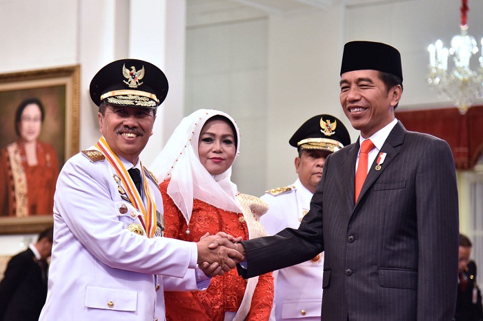 Kampanye di Kandis, Syamsuar  Sebut Kalau Jokowi Kalah Pembangunan Mangkrak, 'Saya Ini dari Siak, Jangan Permalukan Saya'