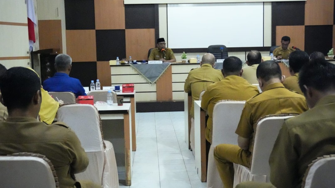 Bupati Inhil Evaluasi Kinerja Pembangunan, Minta OPD Tingkatkan Capaian Program