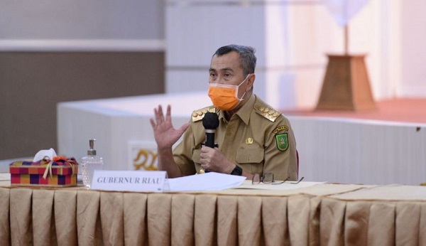 Perketat Perbatasan dengan Sumbar dan Sumut, Syamsuar: Maaflah Gubernur di Sana, Kalau Sekarang Masuk Riau Agak Ketat