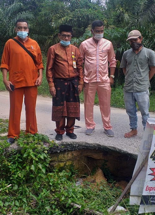Perbaiki Fasum di Pangkalan Kuras, MD Rizal Sebut Ini Perintah Tegas Bupati HM Harris